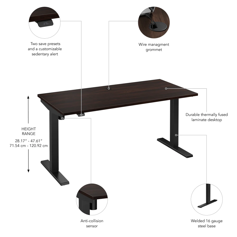 Move 40 Series 60W x 30D Electric Height Adjustable Standing Desk - Image 30