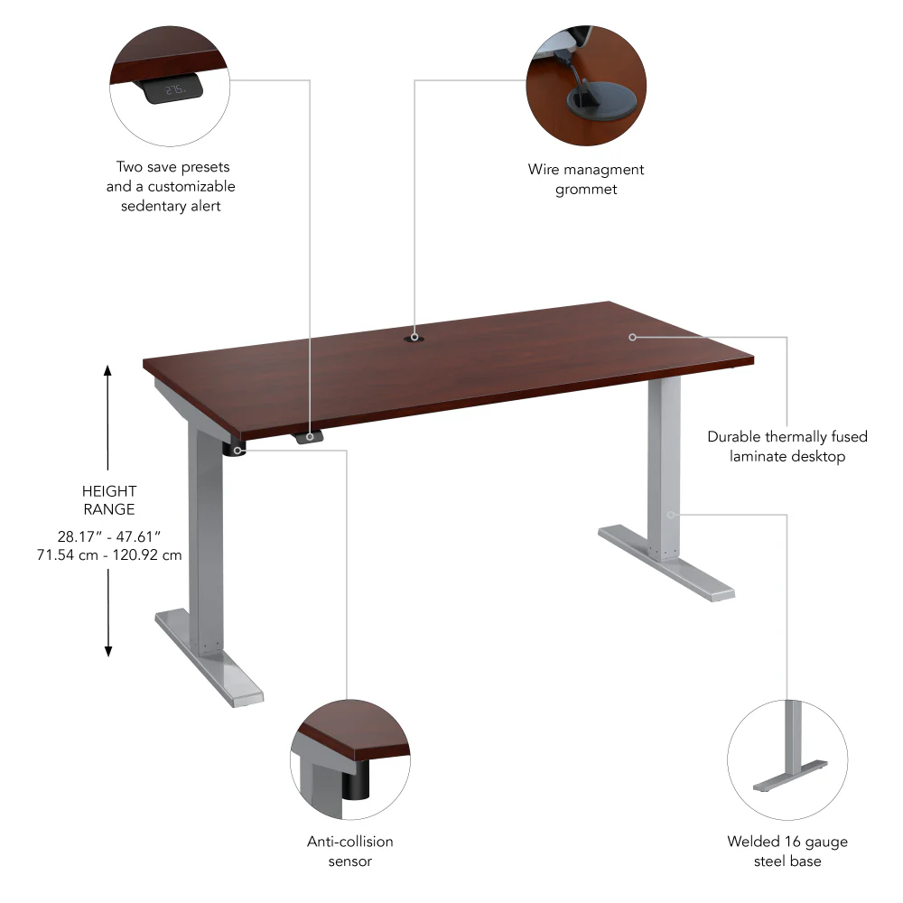 Move 40 Series 60W x 30D Electric Height Adjustable Standing Desk - Image 30