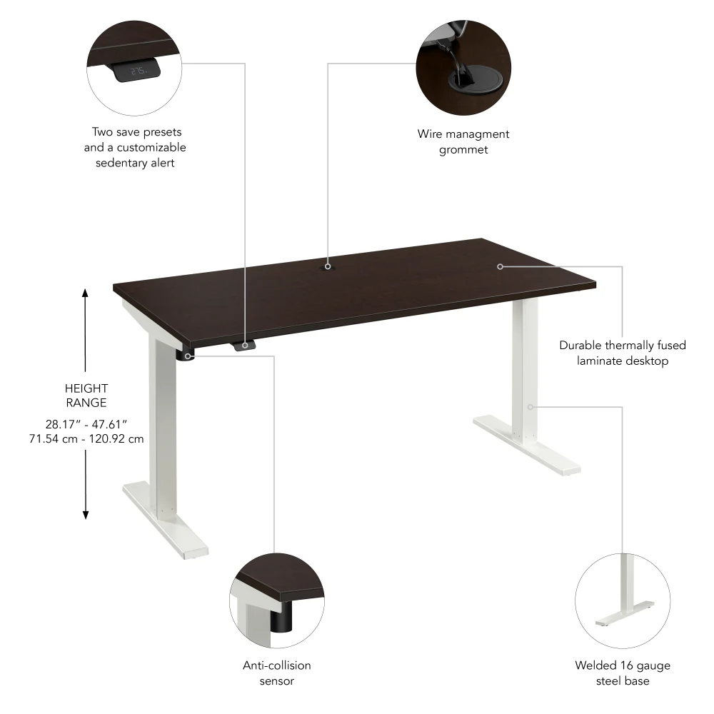 Move 40 Series 60W x 30D Electric Height Adjustable Standing Desk - Image 24