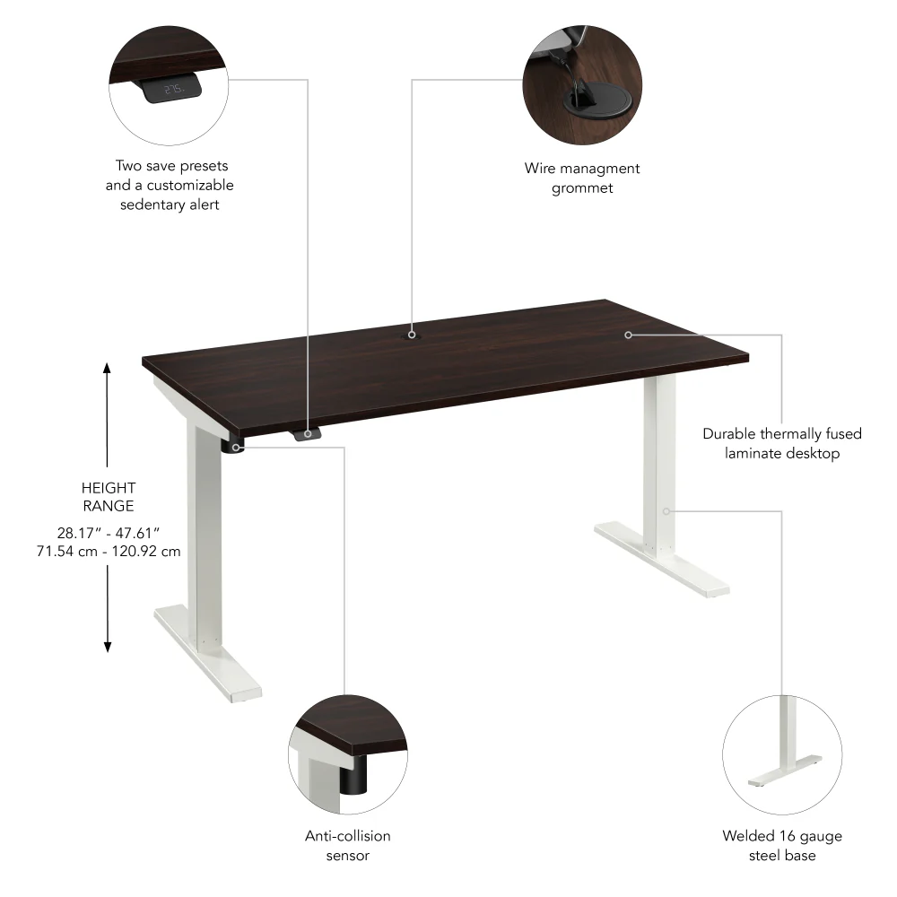 Move 40 Series 60W x 30D Electric Height Adjustable Standing Desk - Image 30