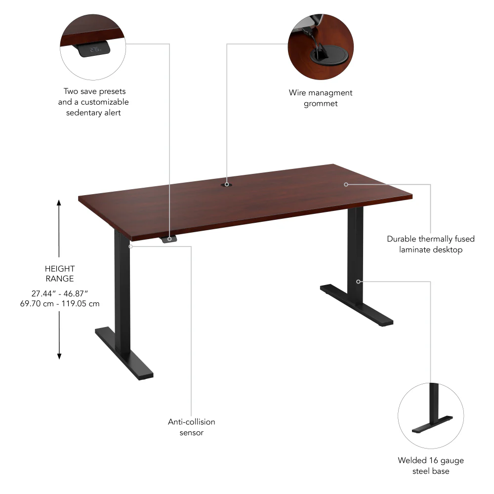 60W x 30D Height Adjustable Standing Desk - Image 6