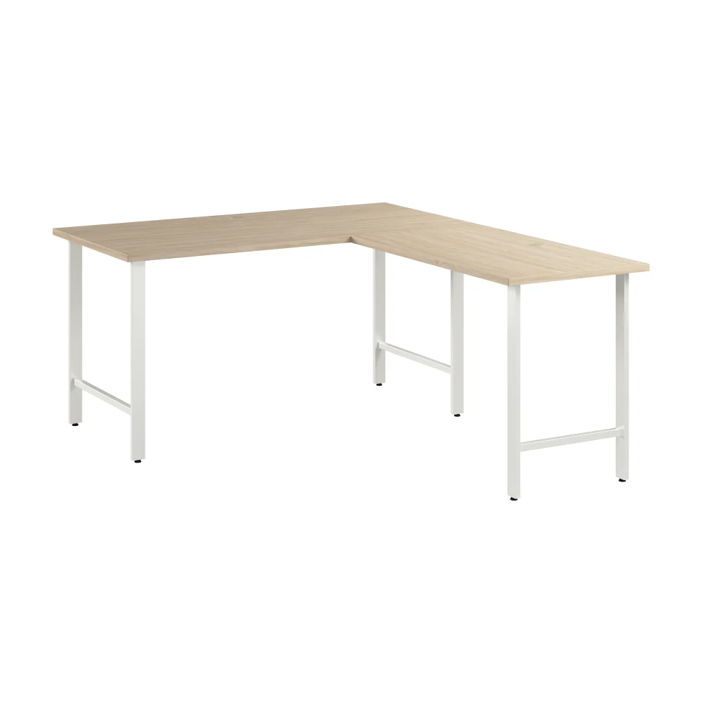 Hustle 60W x 30D L Shaped Computer Desk with Metal Legs - Image 8