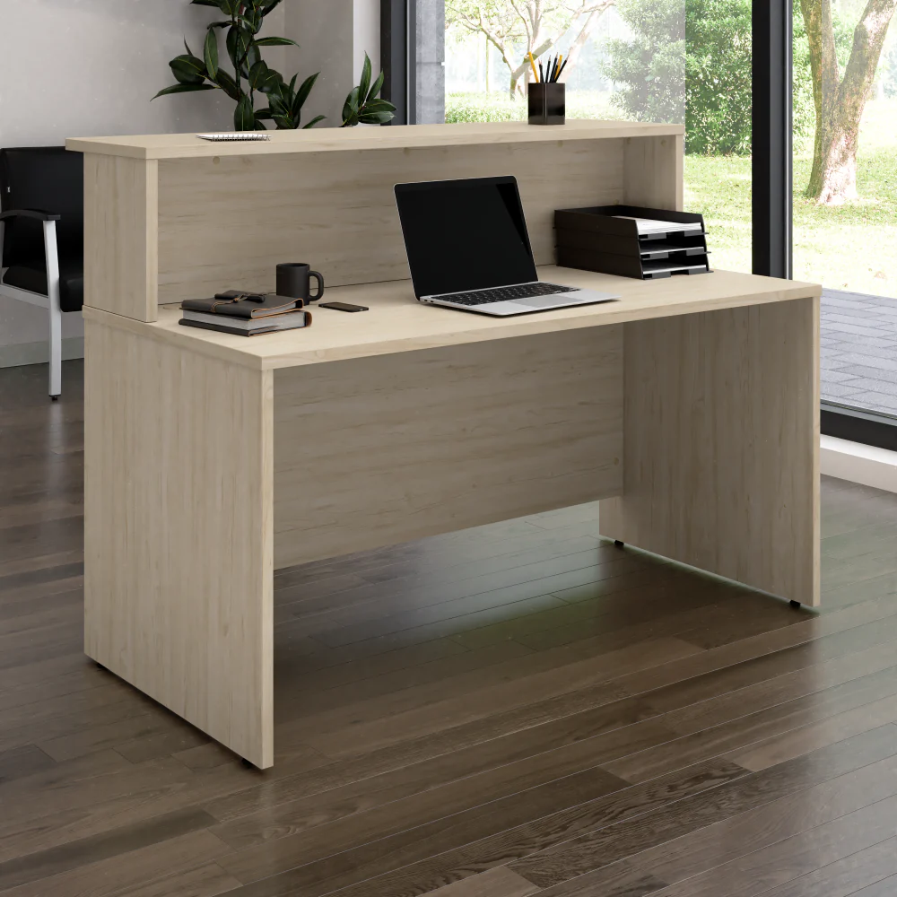 Arrive 60W x 30D Reception Desk with Shelf - Image 10