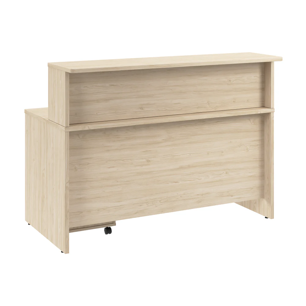 Arrive 60W x 30D Reception Desk with Shelf and Mobile File Cabinet - Image 3