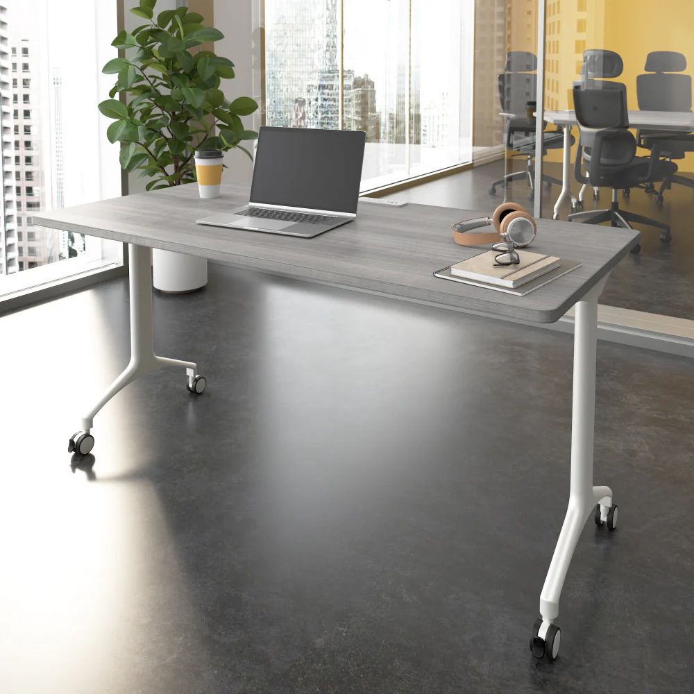 Synergy 60-inch Rectangle Modular Office Conference Table - Image 9