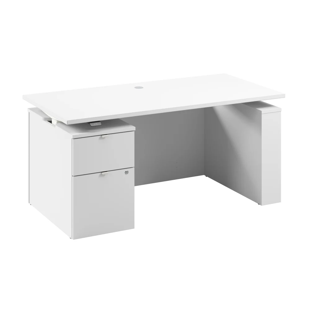 Stratus 60W x 30D Eletric Height Adjustable Standing Desk with File Cabinet - Image 15