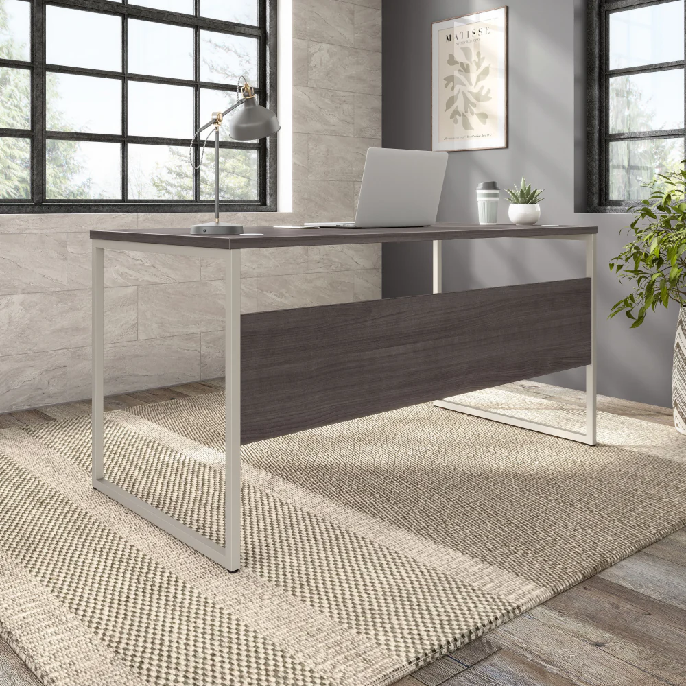 Hybrid 60W x 30D Computer Table Desk with Metal Legs - Image 4