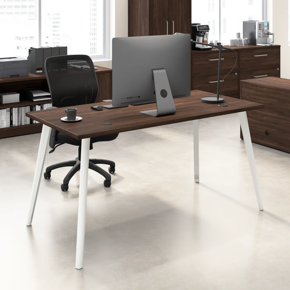 Vista 60W x 30D Computer Desk with Splayed Metal Legs - Image 8