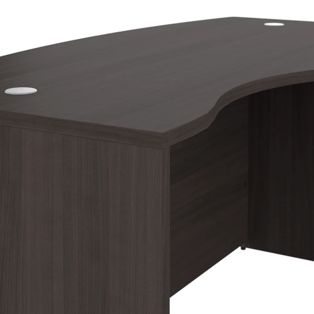 Studio C 60W x 43D Right Hand L-Bow Desk Shell - Image 13
