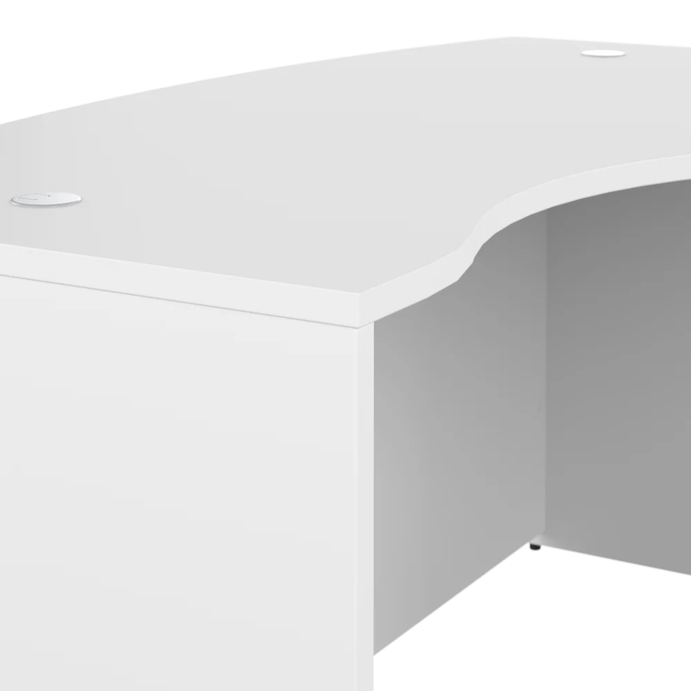 Studio C 60W x 43D Right Hand L-Bow Desk Shell - Image 5