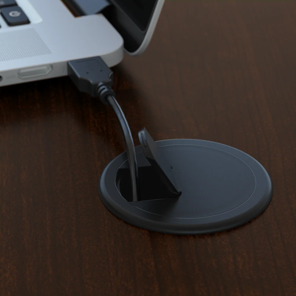Series C 60W x 43D Right Handed L Bow Desk - Image 2