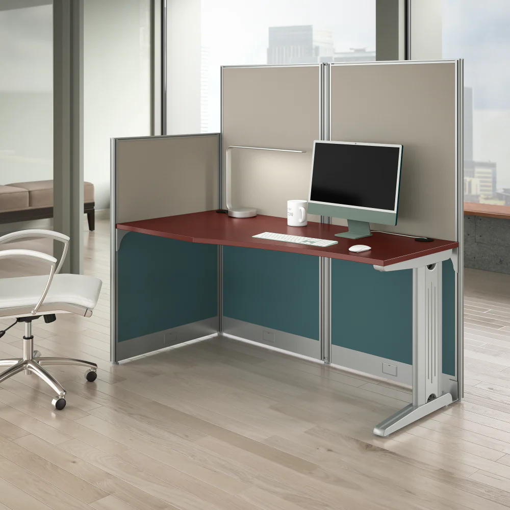Office in an Hour 65W x 33D Straight Cubicle Desk - Image 11