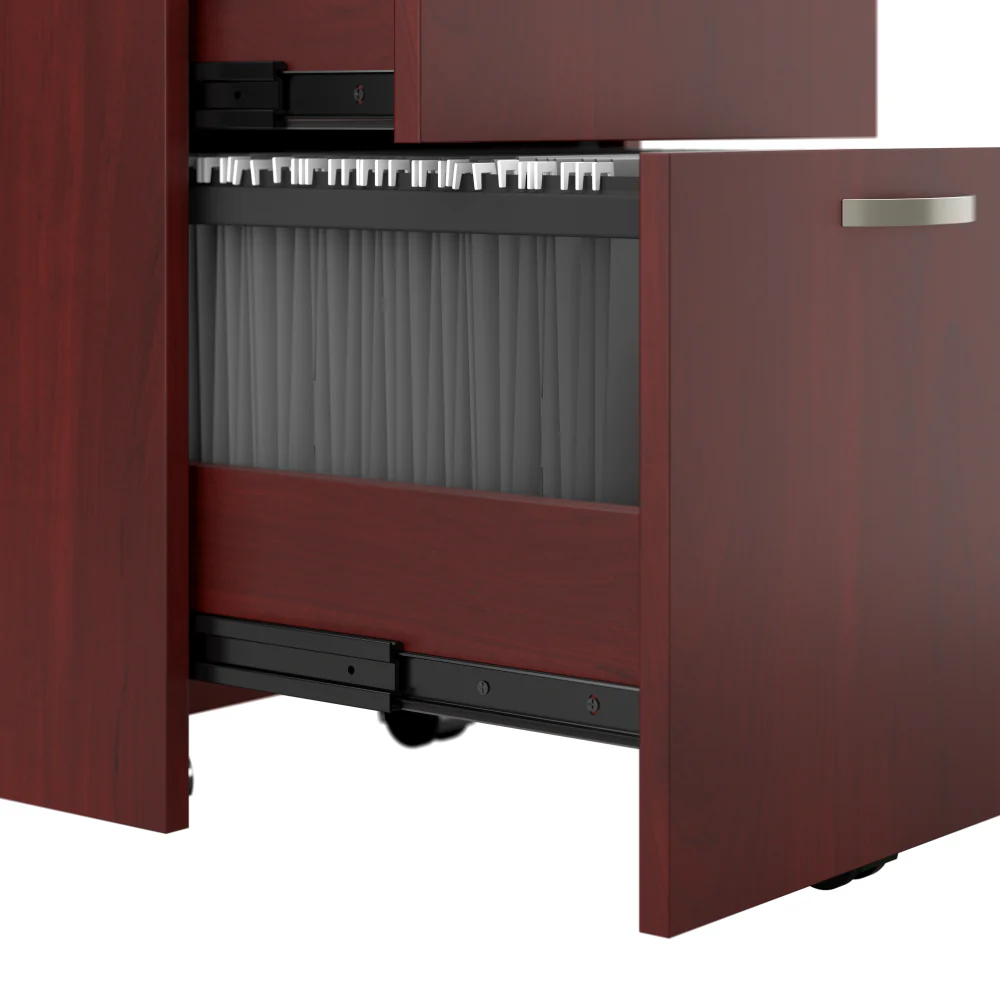 Office in an Hour 65W Straight Cubicle Desk with Storage, Drawers, and Organizers - Image 13