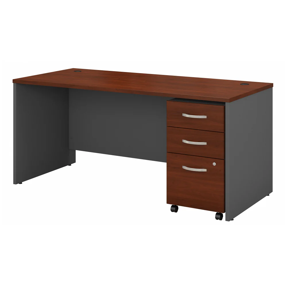 Series C 66W x 30D Office Desk with Mobile File Cabinet - Image 6