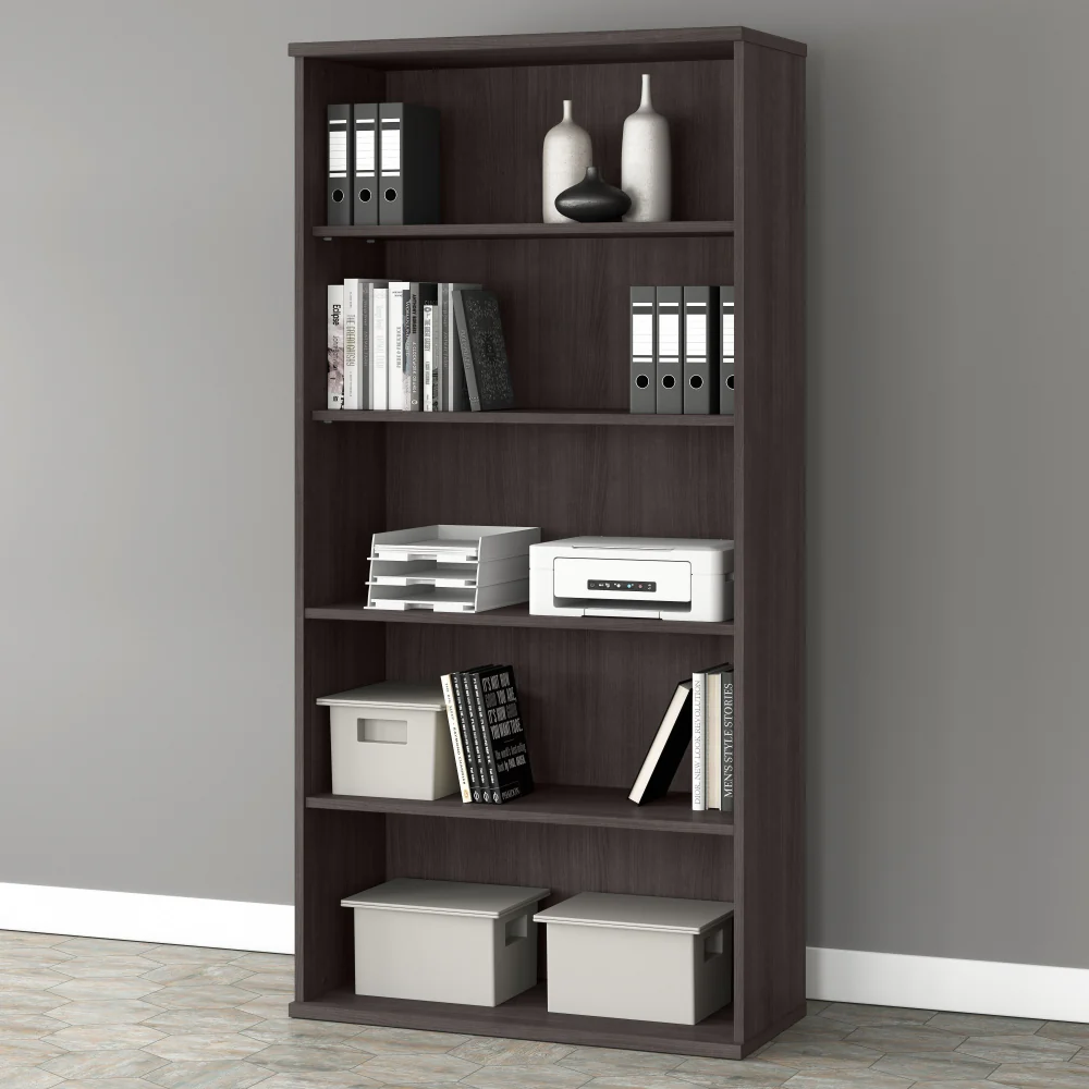 Studio A Tall 5 Shelf Bookcase - Image 7