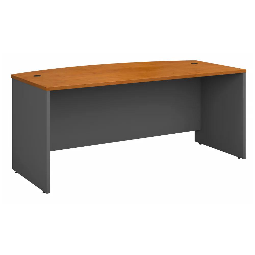 Series C 72W x 36D Bow Front Desk - Image 12