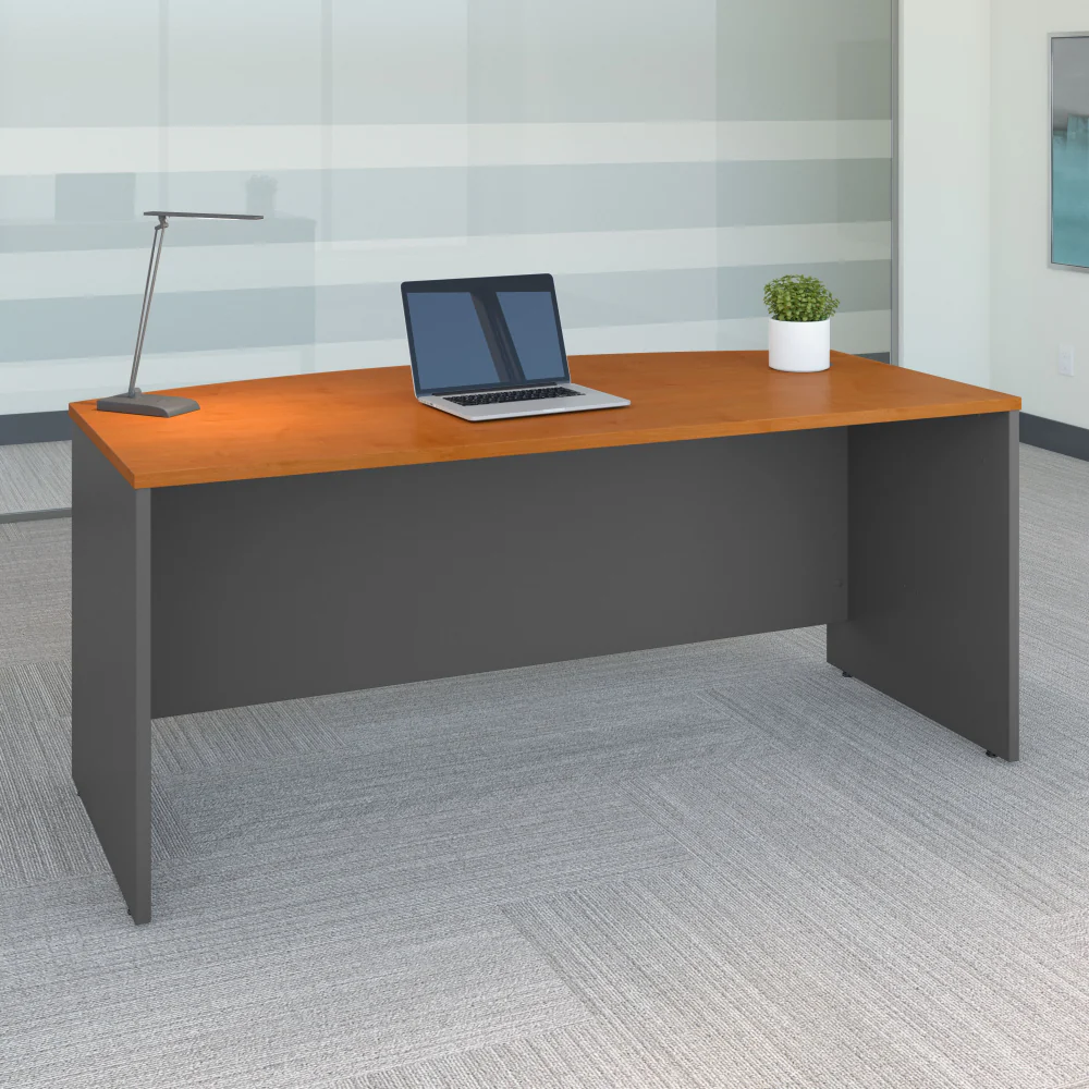 Series C 72W x 36D Bow Front Desk - Image 13