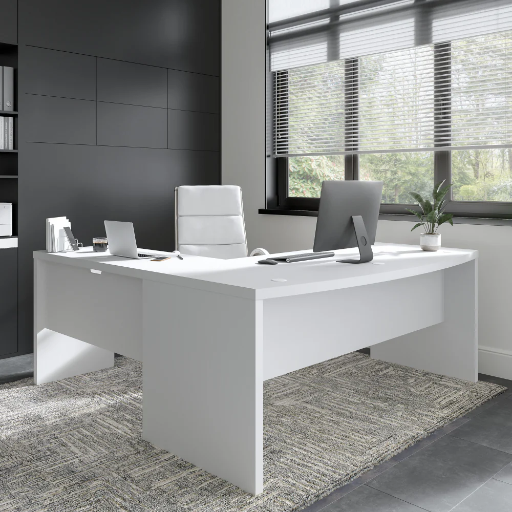 Echo 72W Bow Front L Shaped Desk - Image 14