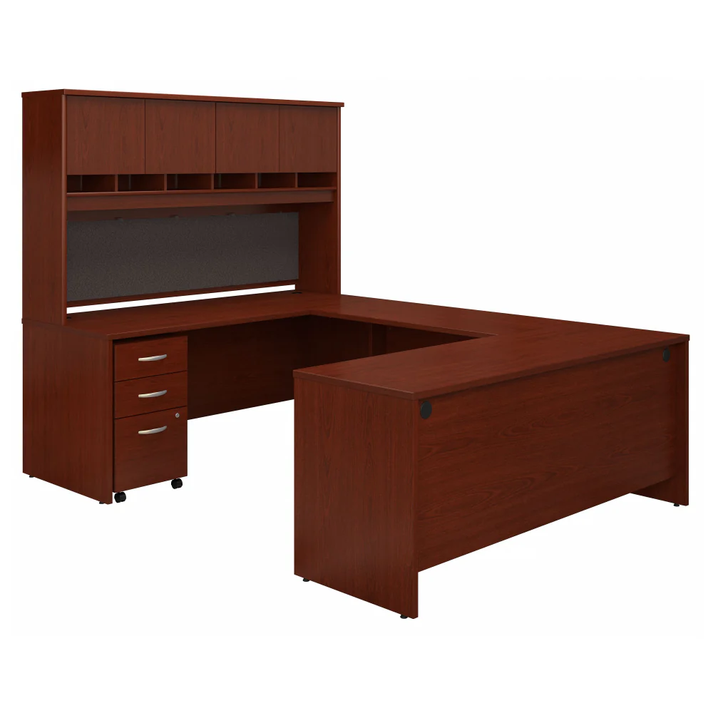 Series C 72W U Shaped Desk with Hutch and Storage - Image 13