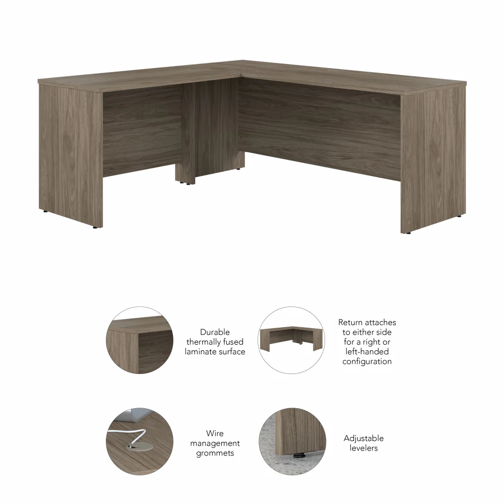 Studio C 72W x 24D L Shaped Desk with 42W Return - Image 6