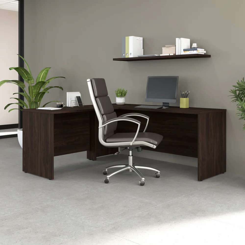 Studio C 72W x 24D L Shaped Desk with 42W Return - Image 8