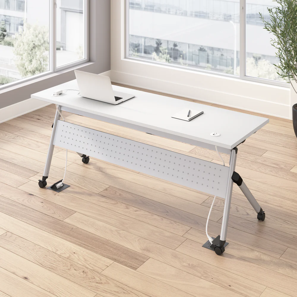 Envision 72W Folding Training Table with Powered Grommets - Image 8