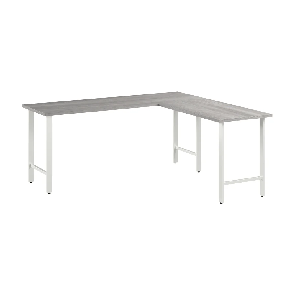 Hustle 72W x 24D L Shaped Computer Desk with Metal Legs - Image 15