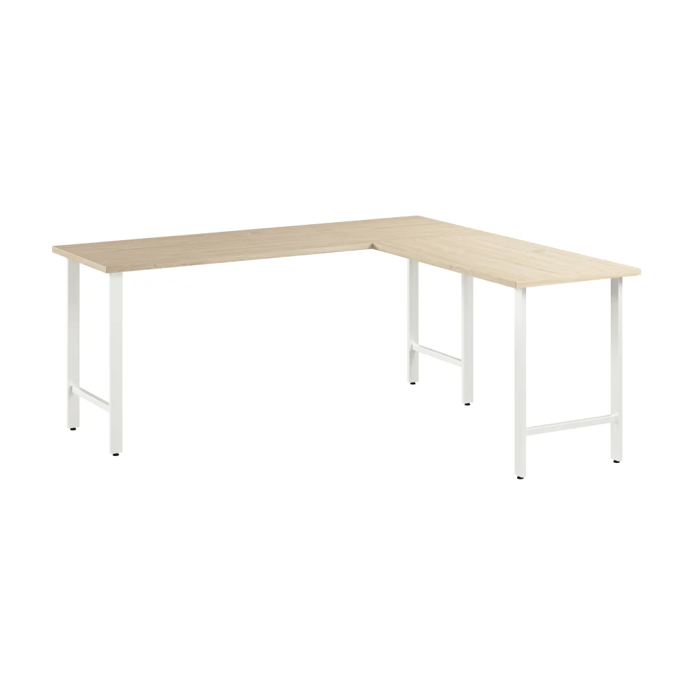 Hustle 72W x 24D L Shaped Computer Desk with Metal Legs - Image 8