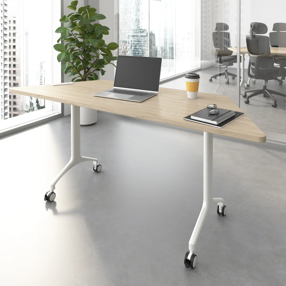 Synergy 72-inch Trapezoid Modular Office Conference Table - Image 9