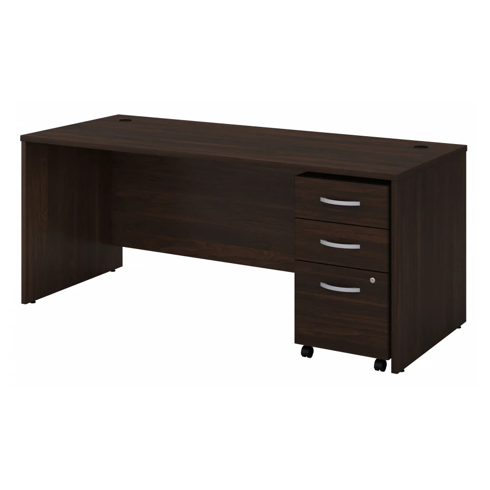 Studio C 72W x 30D Office Desk with Mobile File Cabinet - Image 11