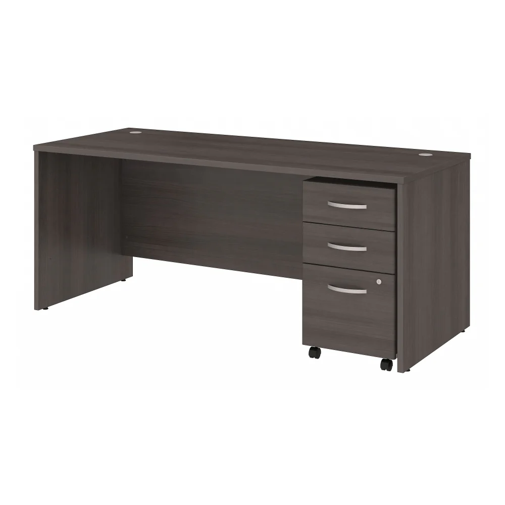 Studio C 72W x 30D Office Desk with Mobile File Cabinet - Image 18