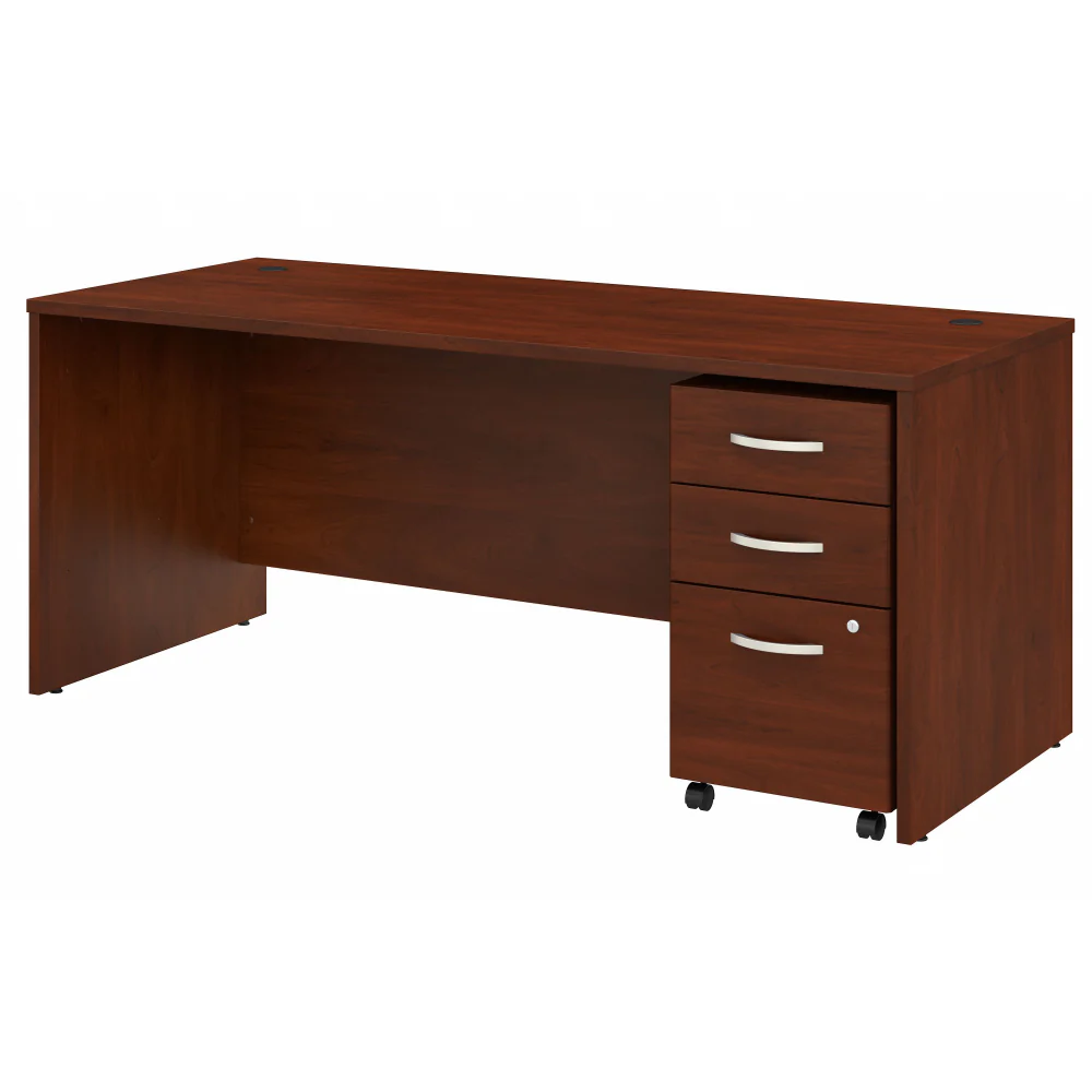 Studio C 72W x 30D Office Desk with Mobile File Cabinet - Image 31