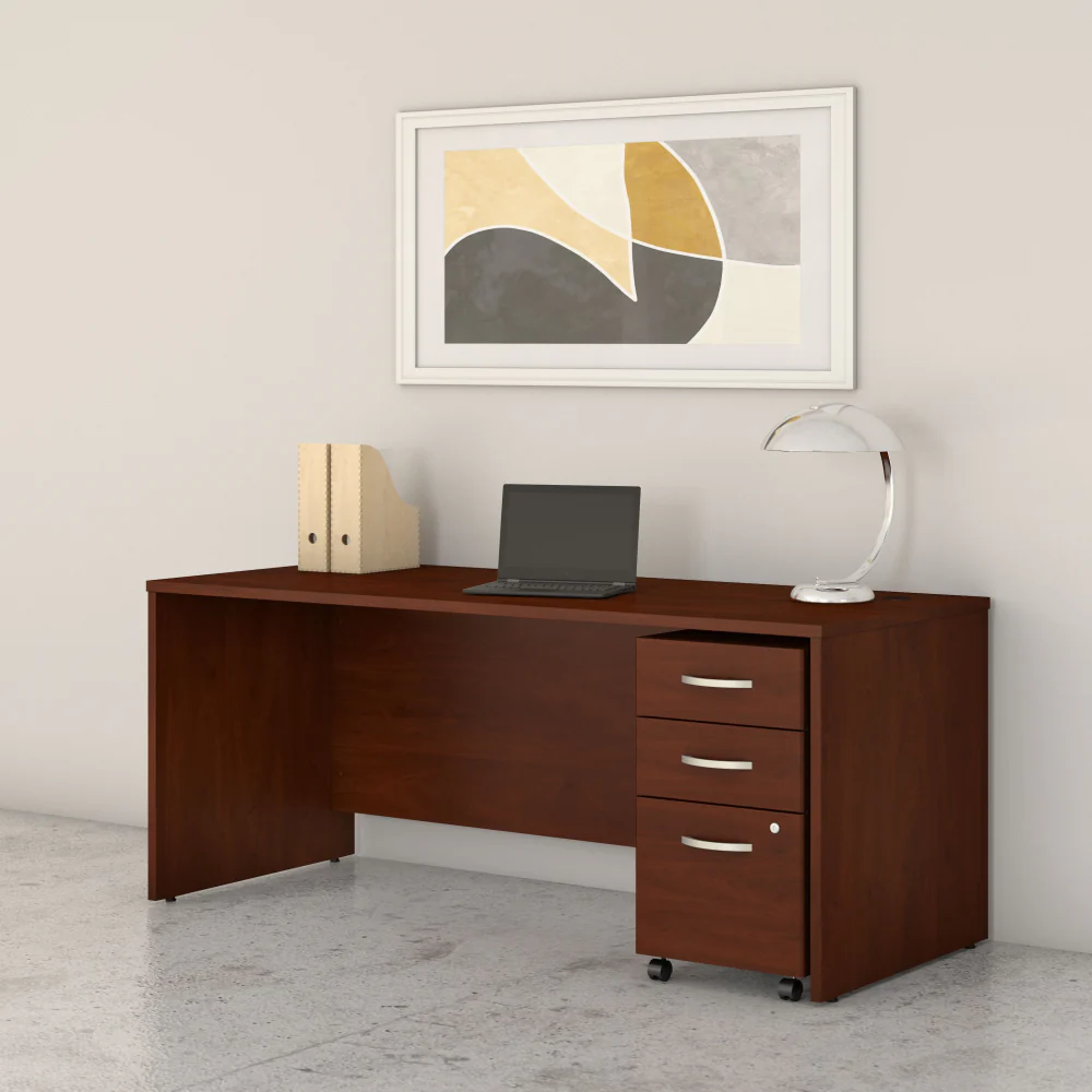 Studio C 72W x 30D Office Desk with Mobile File Cabinet - Image 32