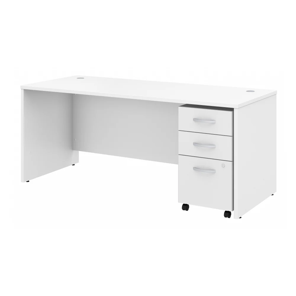 Studio C 72W x 30D Office Desk with Mobile File Cabinet - Image 6