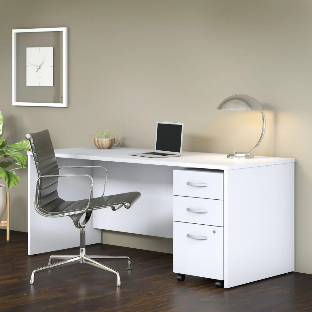 Studio C 72W x 30D Office Desk with Mobile File Cabinet - Image 7