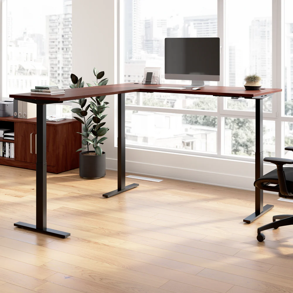 Move 60 Series 72W Height Adjustable L Shaped Standing Desk - Image 20