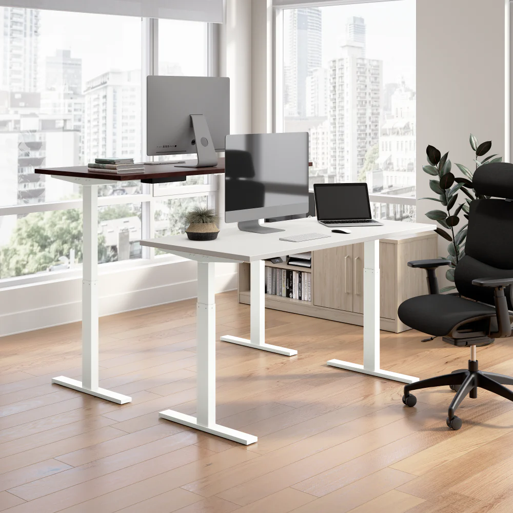 Move 60 Series 72W Height Adjustable L Shaped Standing Desk - Image 33