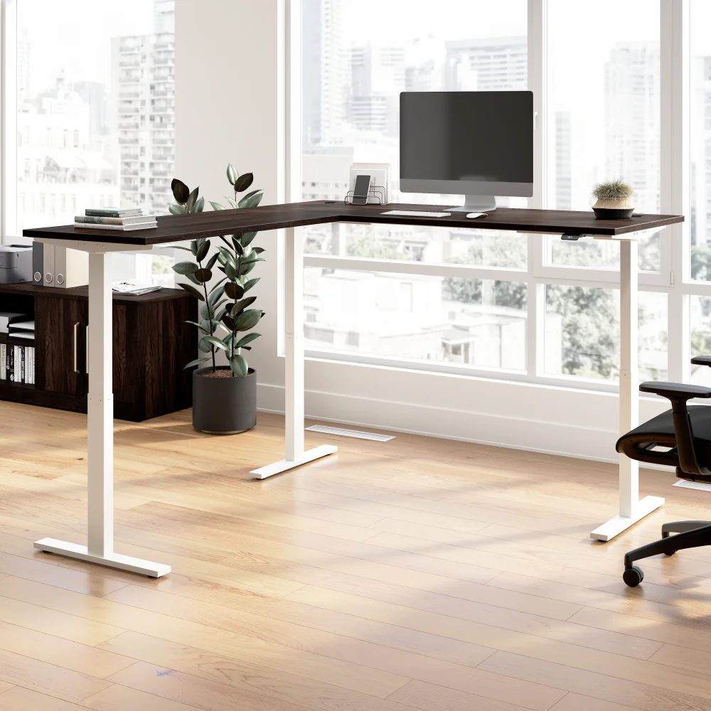 Move 60 Series 72W Height Adjustable L Shaped Standing Desk - Image 20