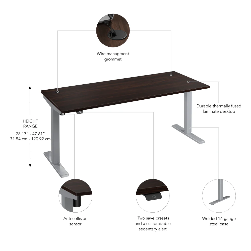 Move 40 Series 72W x 30D Electric Height Adjustable Standing Desk - Image 12