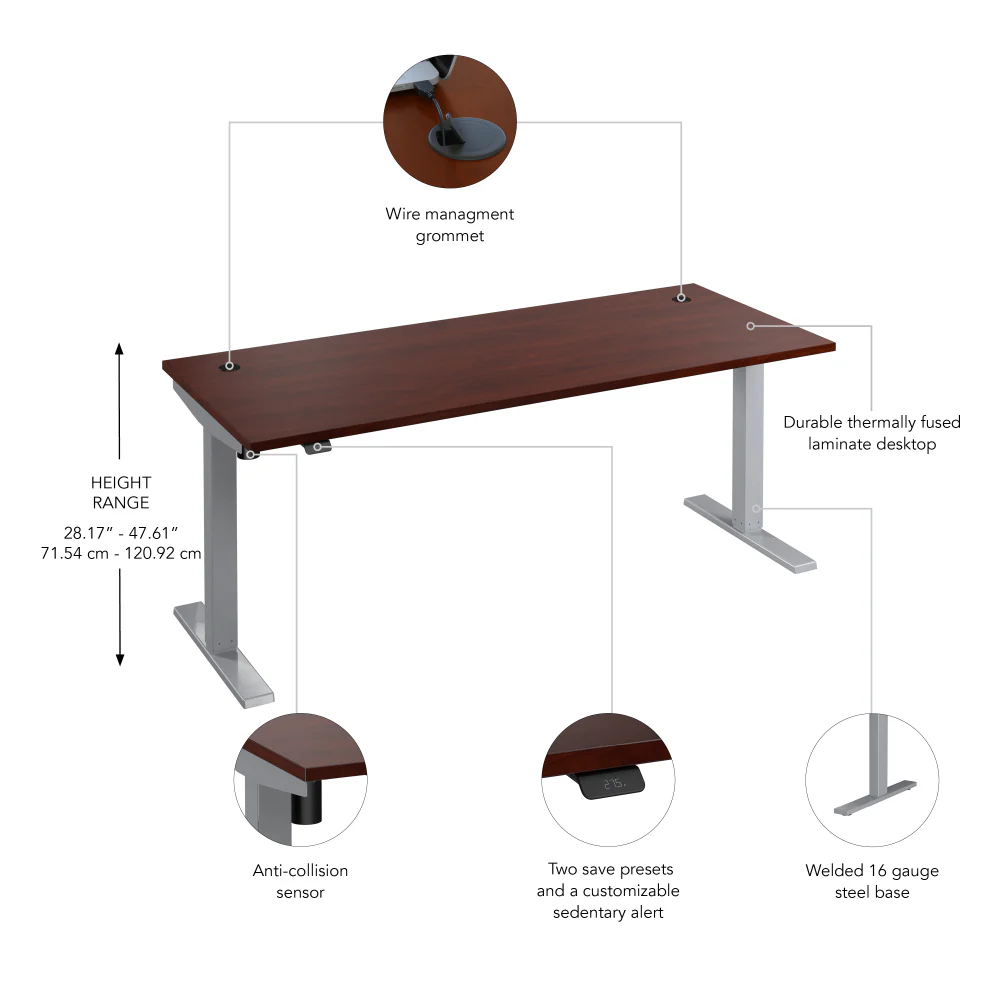 Move 40 Series 72W x 30D Electric Height Adjustable Standing Desk - Image 18