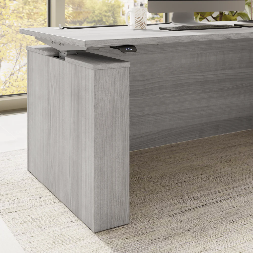 Stratus 72W x 30D Electric Height Adjustable Standing Desk with Modesty Panel - Image 18
