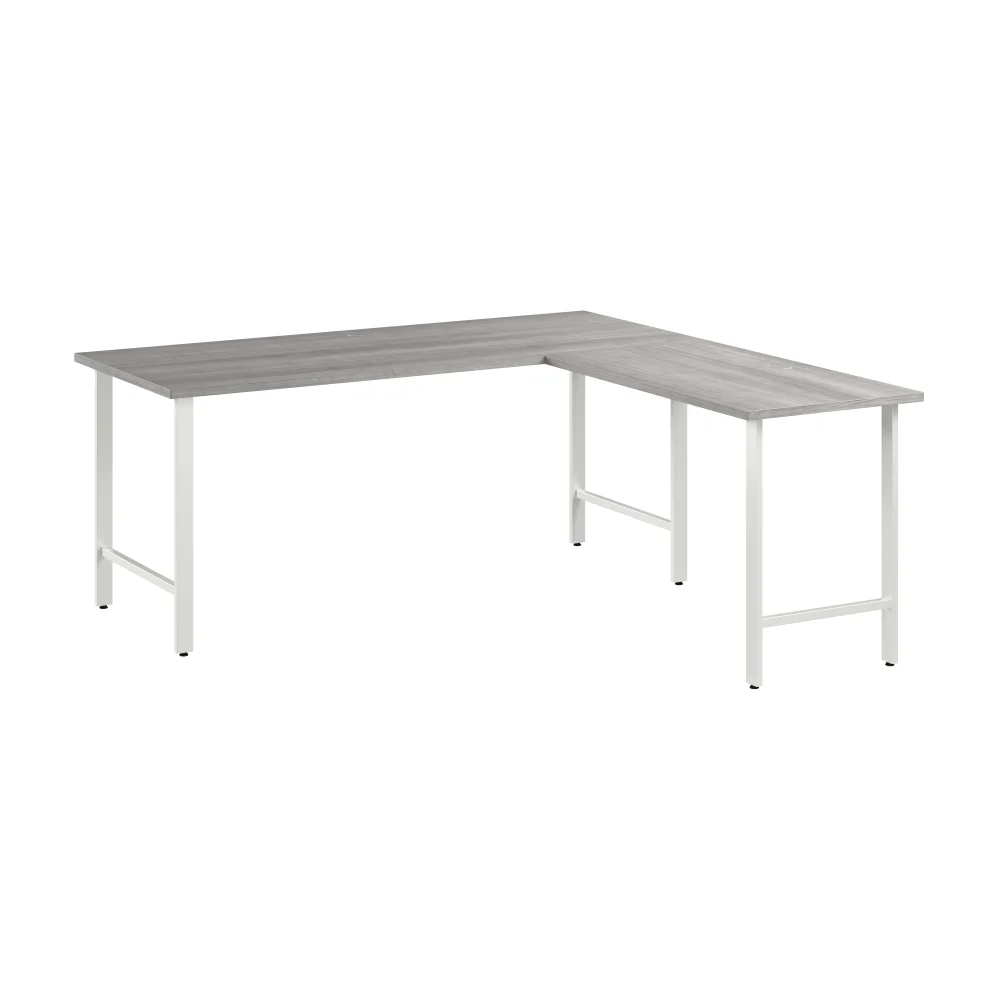 Hustle 72W x 30D L Shaped Computer Desk with Metal Legs - Image 15