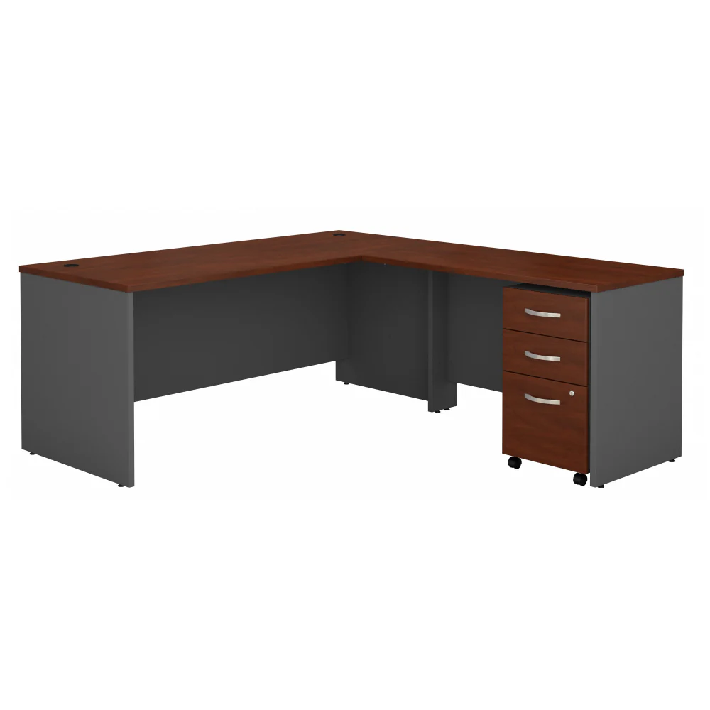 Series C 72W L Shaped Desk with 48W Return and Mobile File Cabinet - Image 6