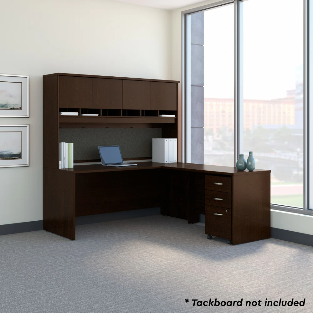Series C 72W L Shaped Desk with Hutch and Mobile File Cabinet - Image 8
