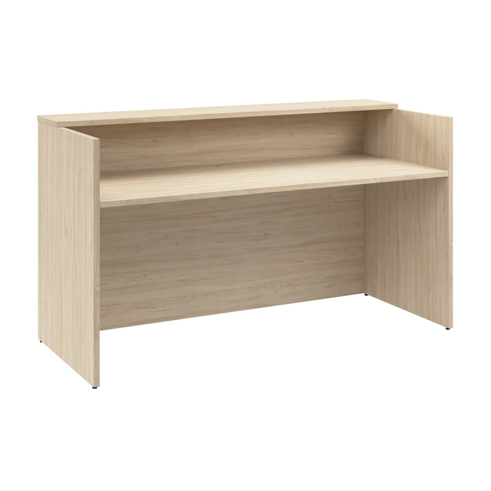 Arrive 72W x 30D Reception Desk with Shelf - Image 15