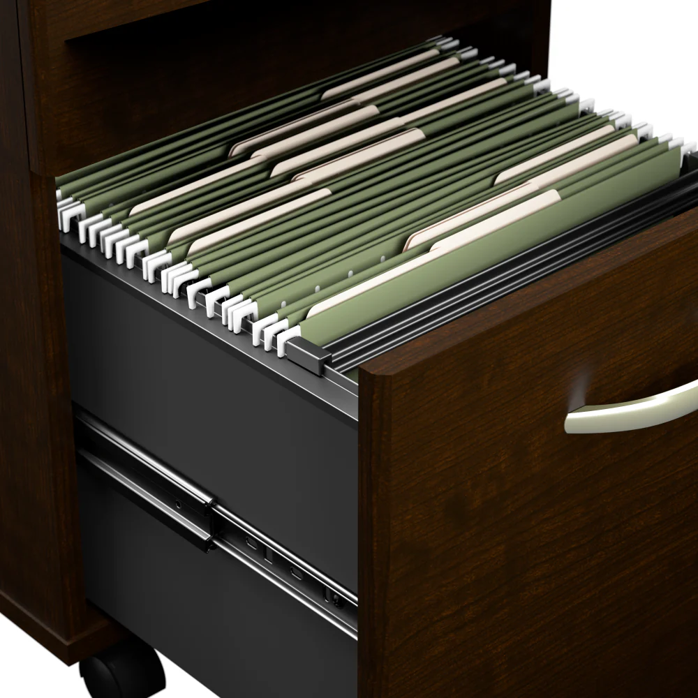 Arrive 72W x 30D Reception Desk with Shelf and Mobile File Cabinet - Image 5