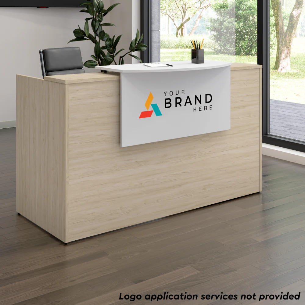 Arrive 72W x 30D Reception Desk with Counter and Mobile File Cabinet - Image 13