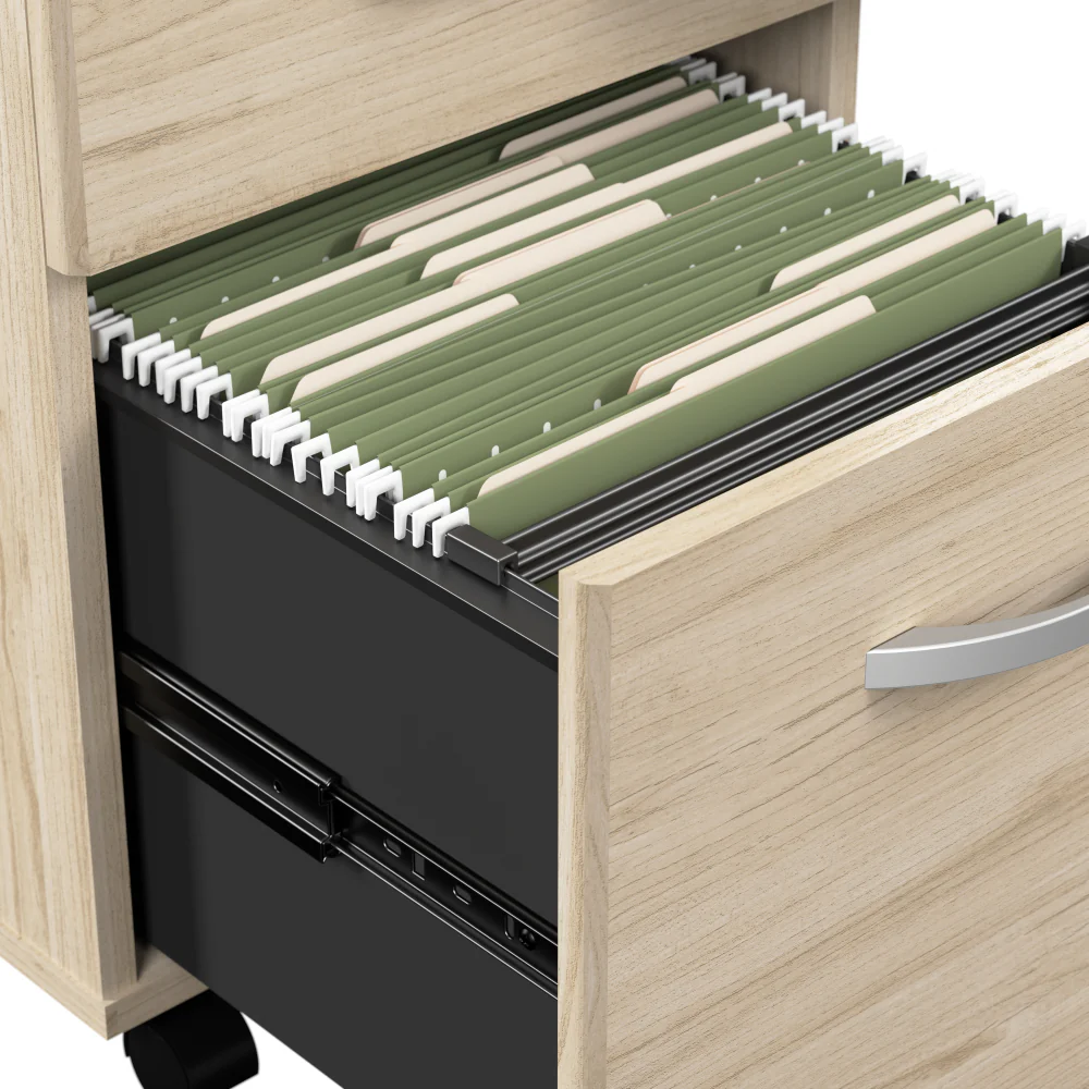 Arrive 72W x 30D Reception Desk with Counter and Mobile File Cabinet - Image 15
