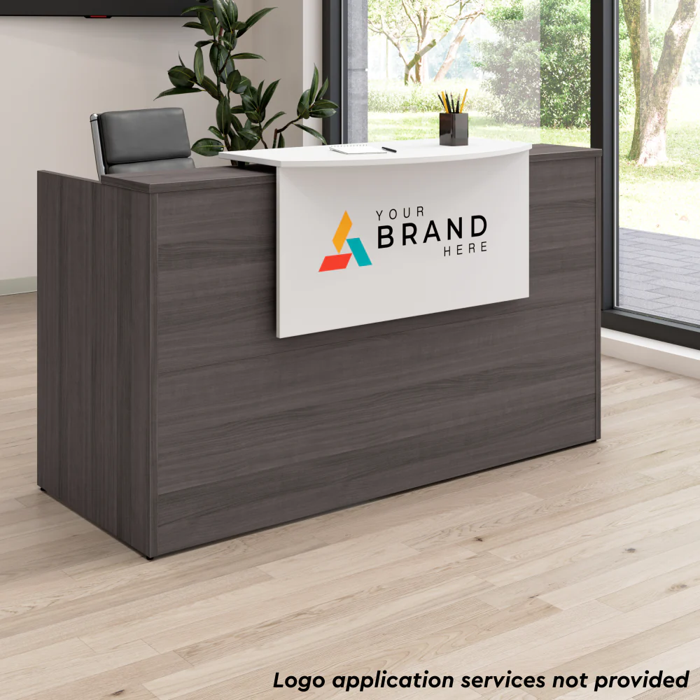 Arrive 72W x 30D Reception Desk with Counter and Mobile File Cabinet - Image 22