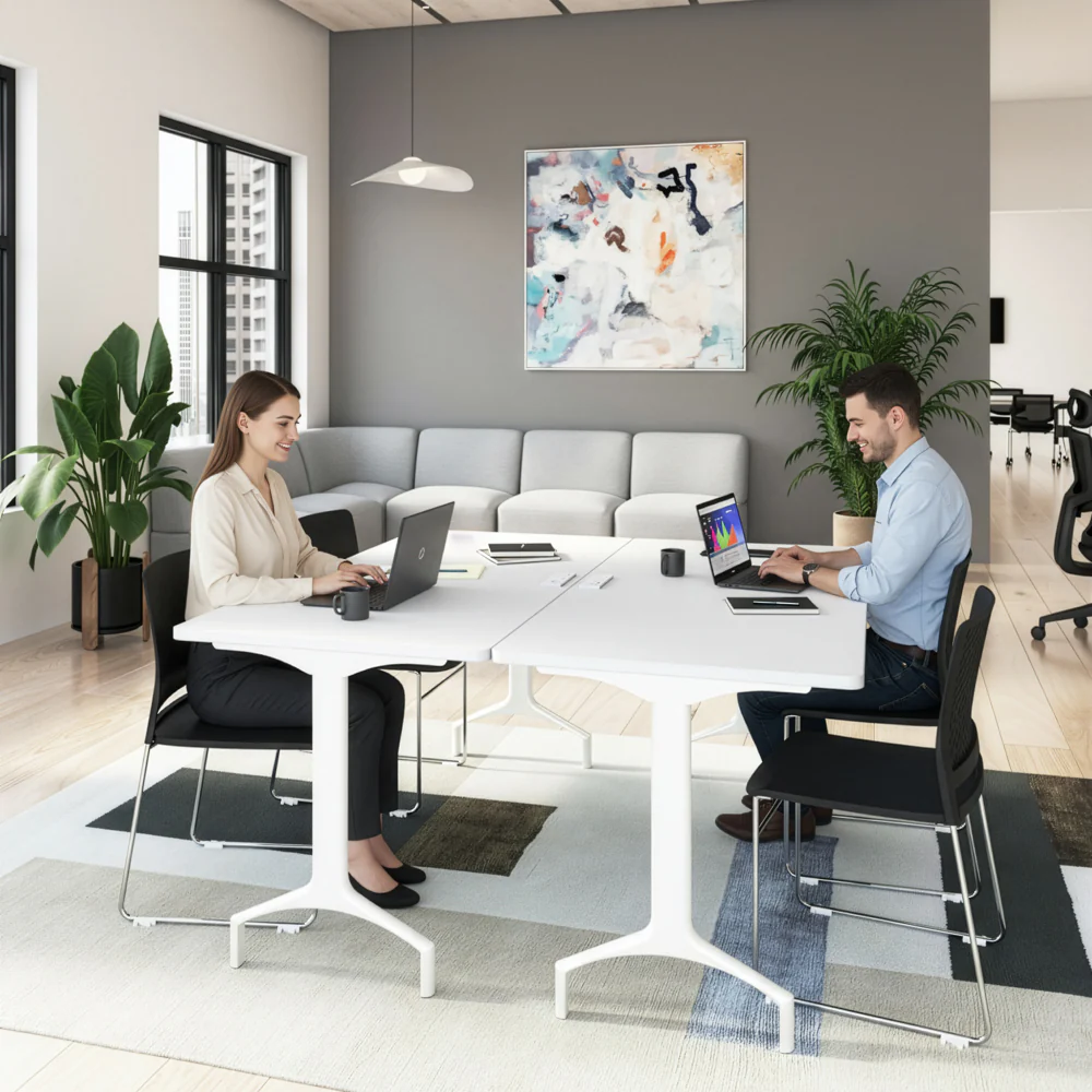 Synergy 72-inch Rectangle Modular Office Conference Table - Image 17